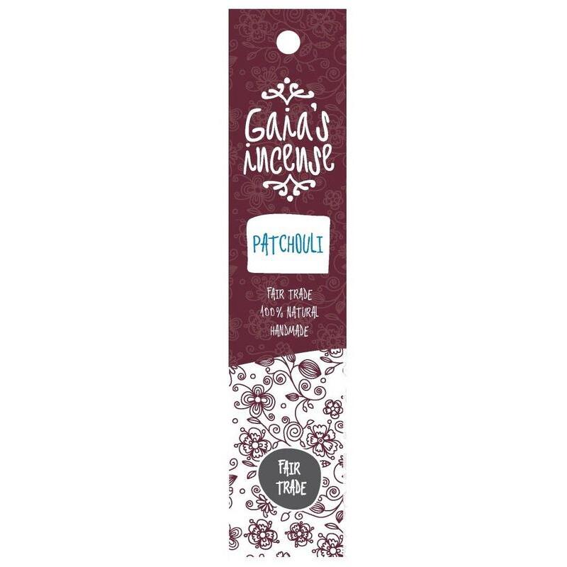 Gaia's Incense Wierook patchouli valley 15st