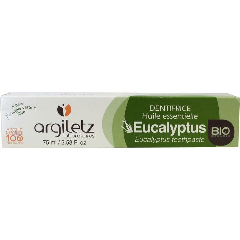 Argiletz Tandpasta eucaluptus bio 75ml