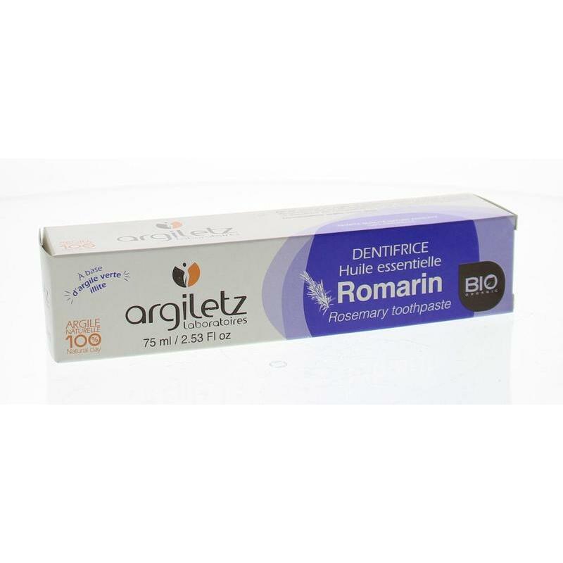 Argiletz Tandpasta rozemarijn bio 75ml