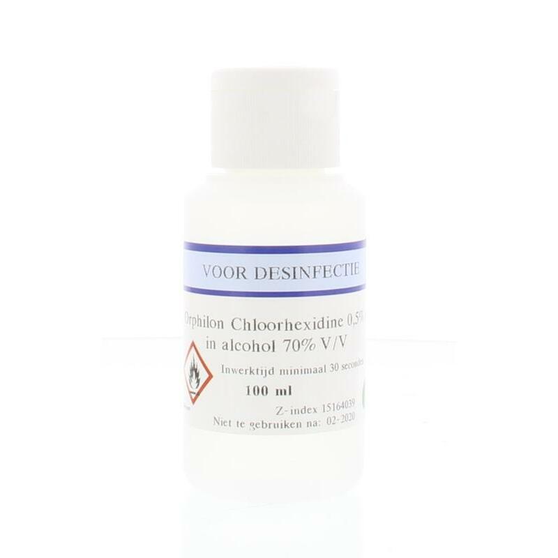 Orphi Chloorhexidine 0,5% in alcohol 70% v/v 100ml