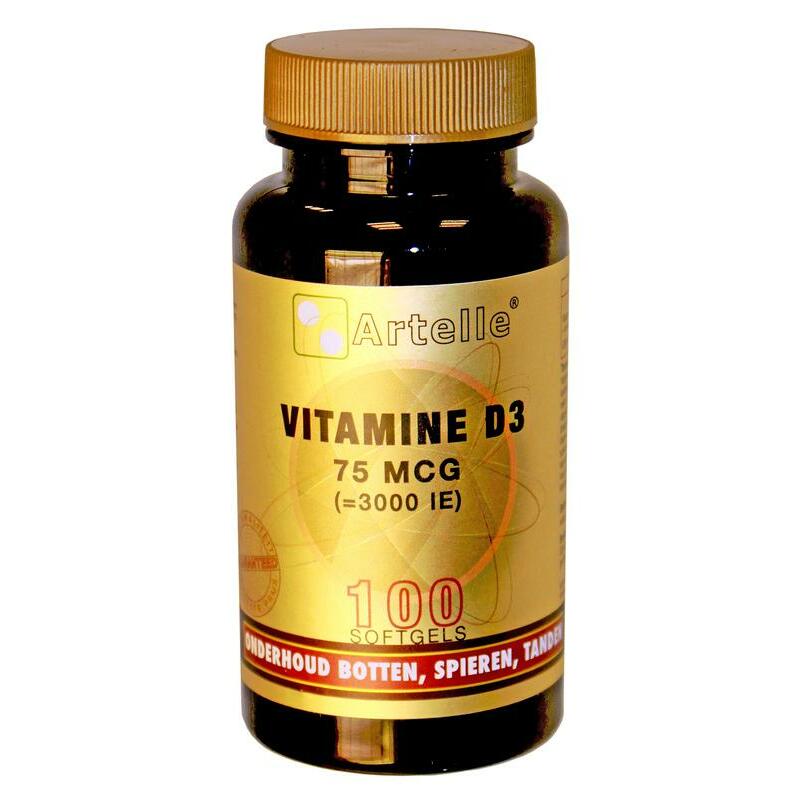 Artelle Vitamine D3 75 mcg 100sft