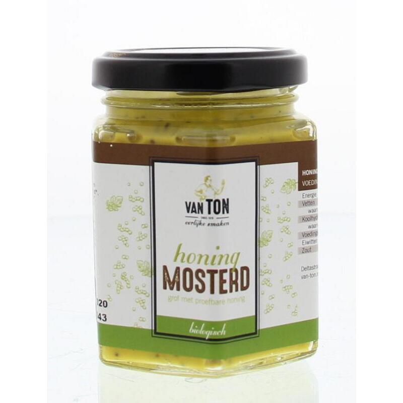 Van Ton Mosterd honing bio 170g