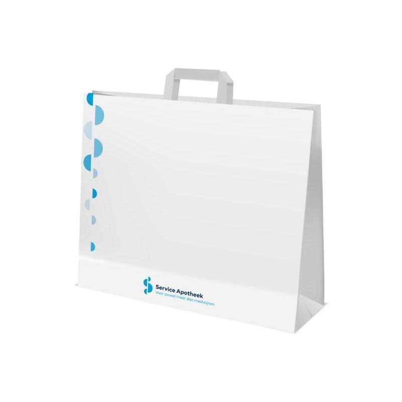 Service Apotheek Papieren draagtas 54 x 15 x 49cm 125st