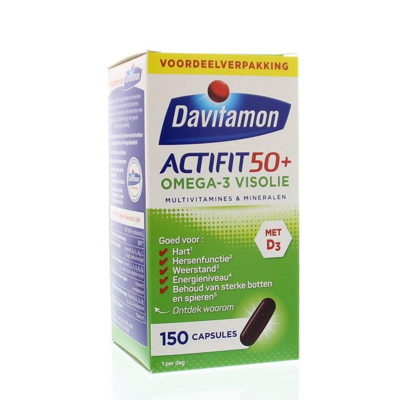 Davitamon Actifit 50+ omega 3 150ca