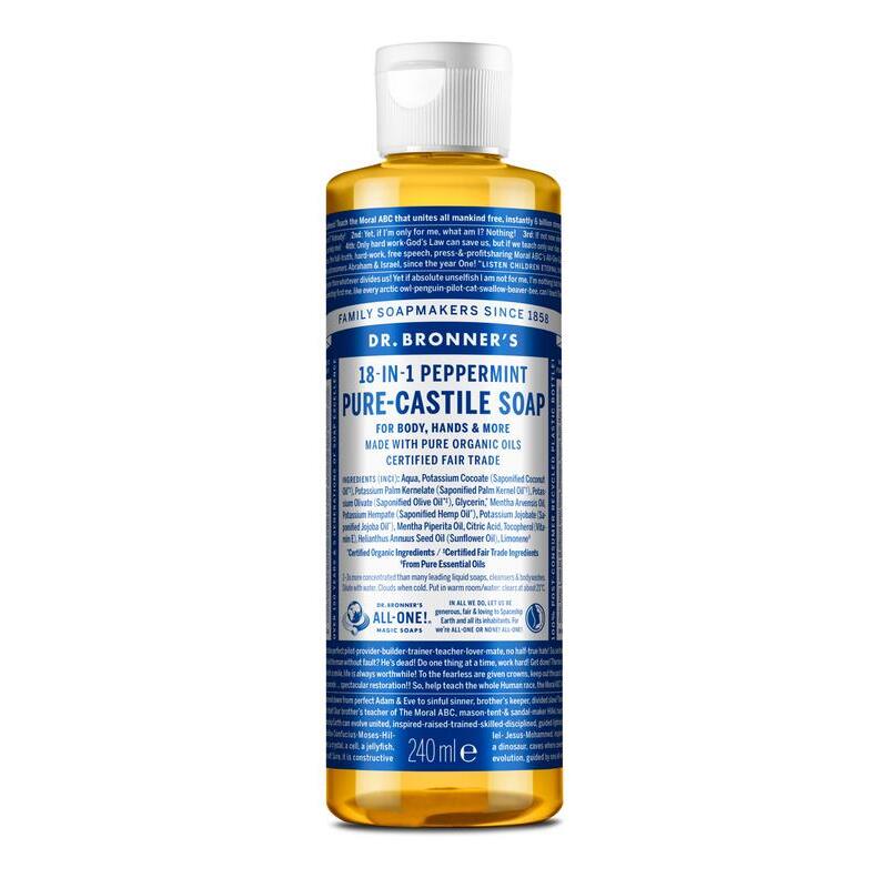 Dr Bronners Liquid soap peppermint 240ml