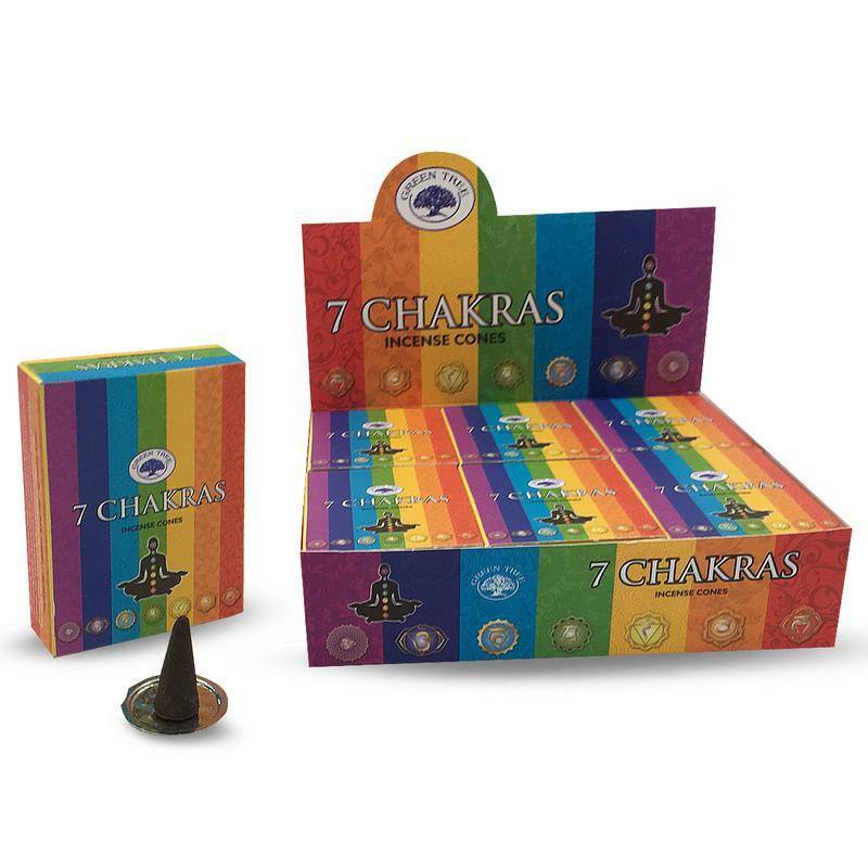 Green Tree Kegelwierook 7 chakra 10st