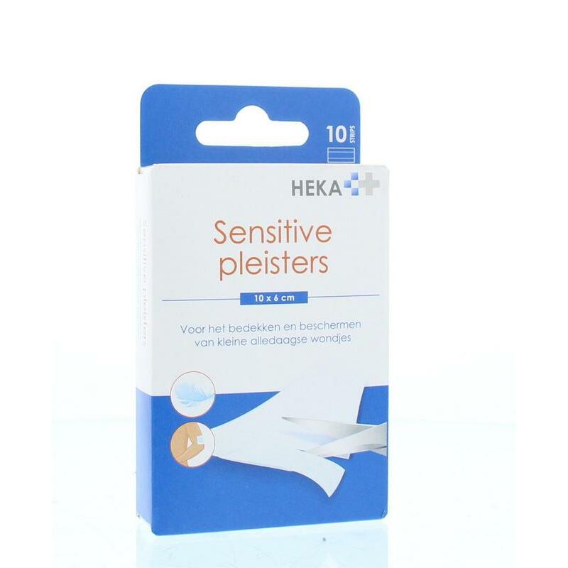 Heka Klein Wondpleister sensitive 1 m x 6 cm 10st