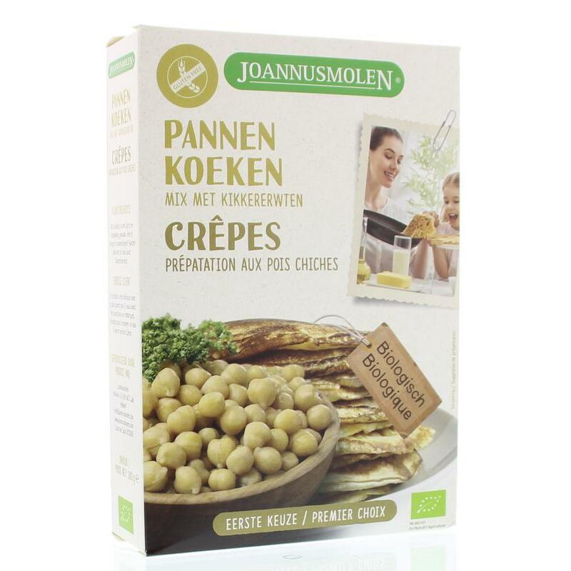 Joannusmolen Pannenkoeken mix met kikkererwt bio 300g