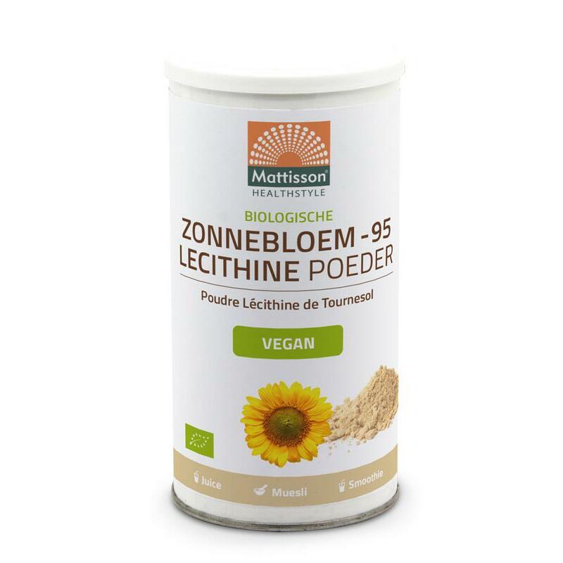 Mattisson Zonnebloem lecithine poeder bio 180g