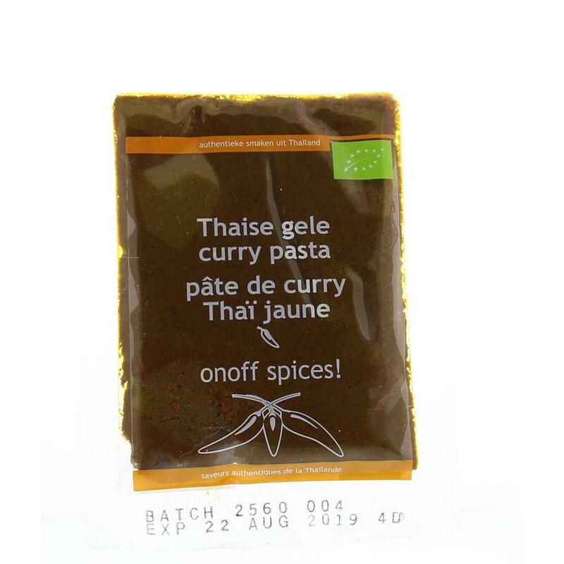 Onoff Thaise gele currypasta bio 50g