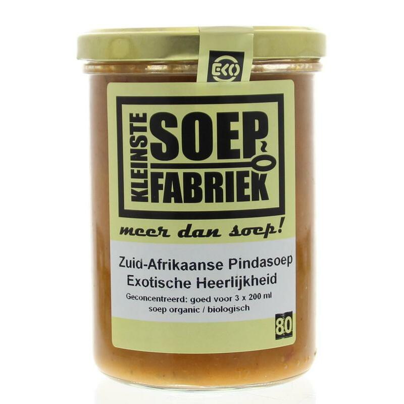 Kleinstesoepfabr Zuid Afrikaanse pinda soep bio 400ml