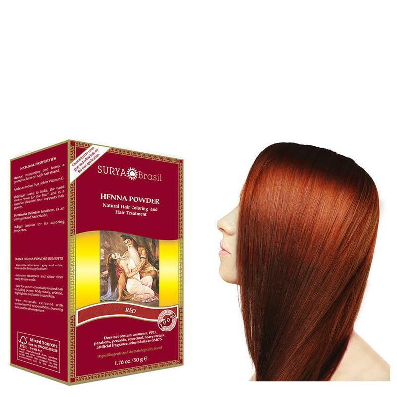 Surya Brasil Henna haarverf poeder rood 50g