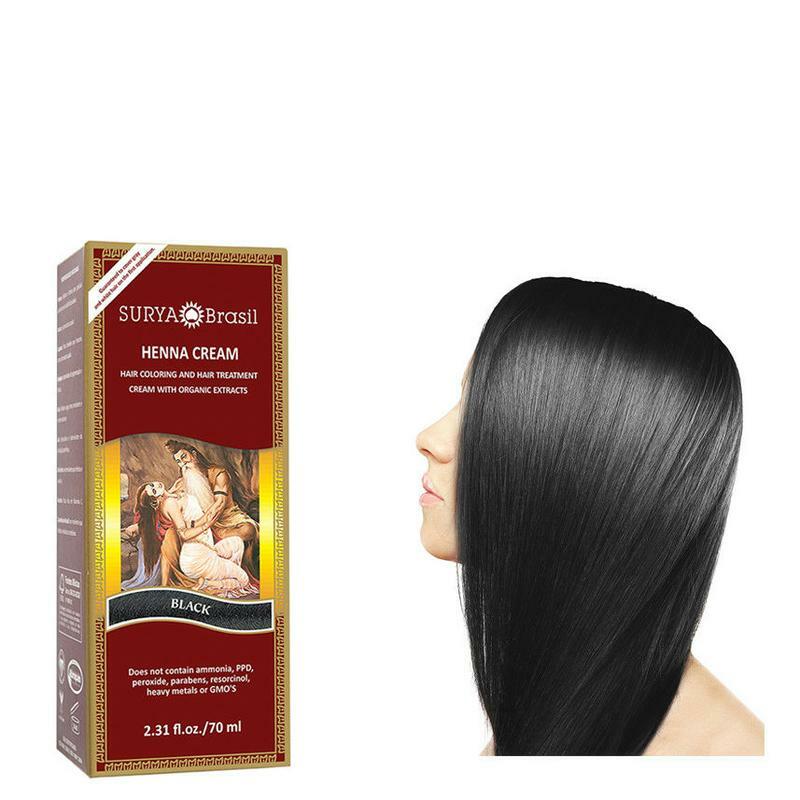 Surya Brasil Henna haarverf creme zwart 70ml