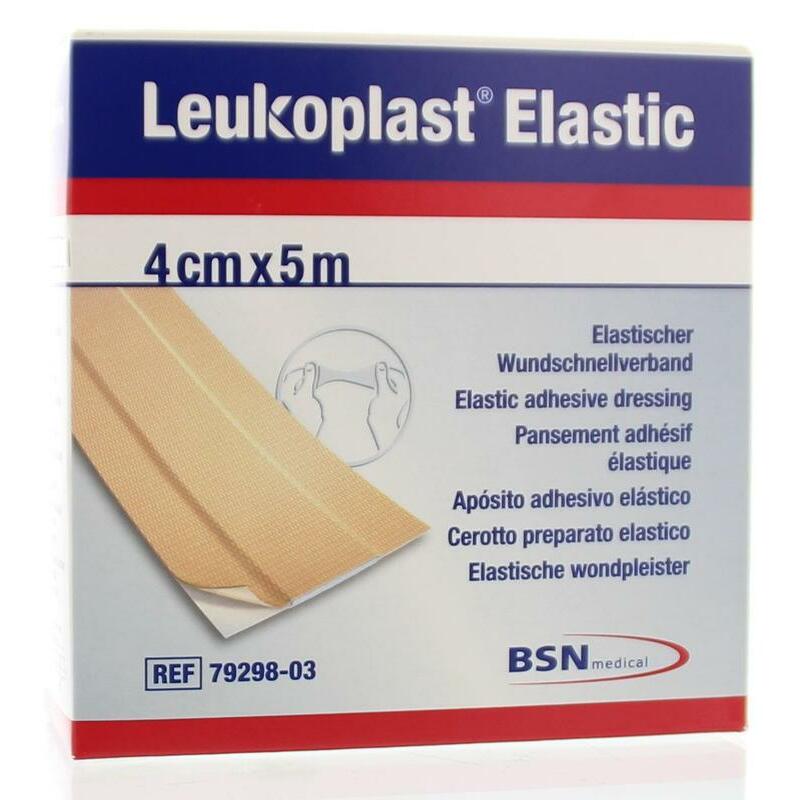 Leukoplast Elastic wondsnelverband 5m x 4 cm 1st