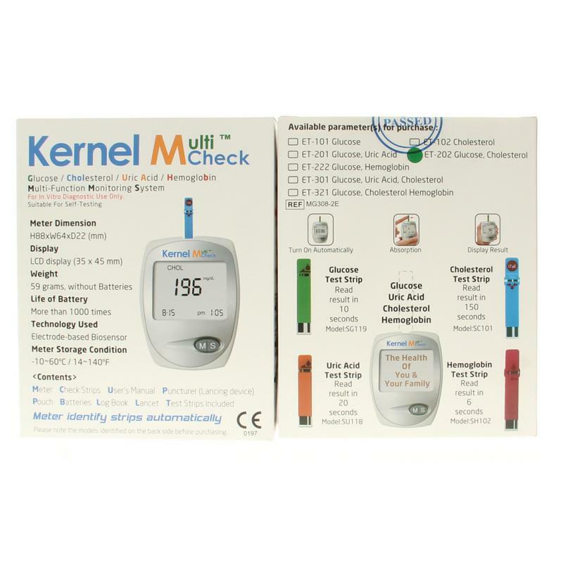 Testjezelf.nu Multicheck plus meter HB Glucose Cholesterol 1st