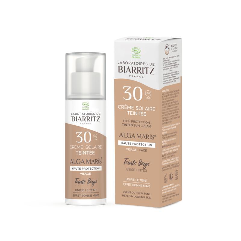 Lab de Biarritz Suncare beige tinted face sunscreen SPF30 50ml