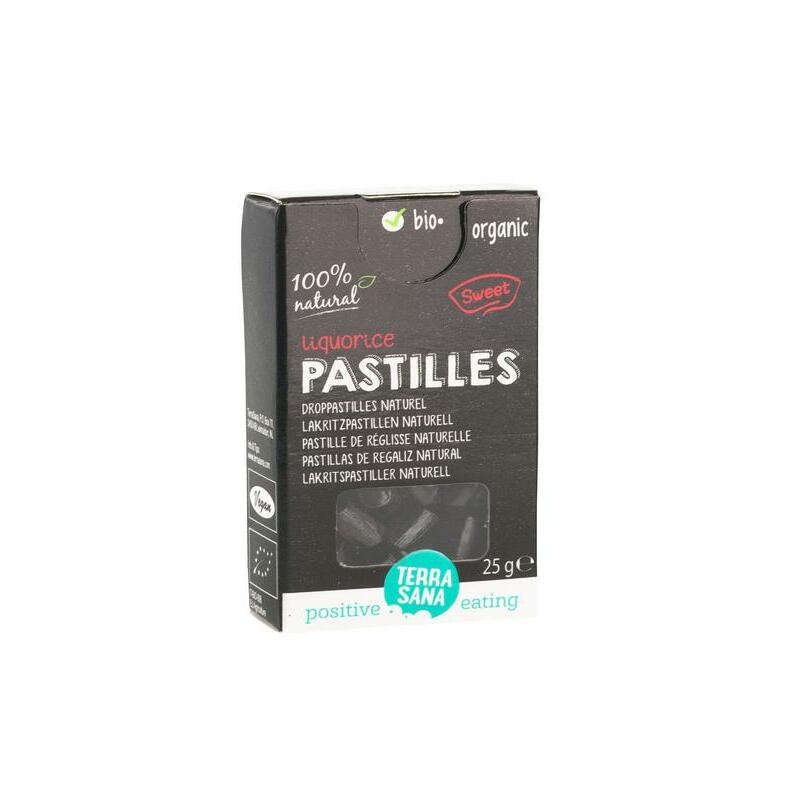 Terrasana Droppastilles naturel 25 gram bio 16x25g
