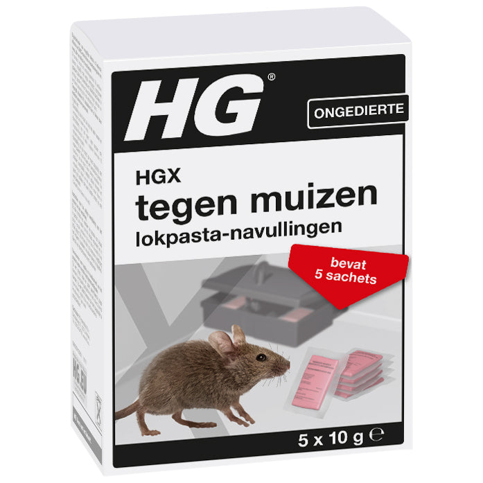 HG X lokpasta tegen muizen navul 5sach
