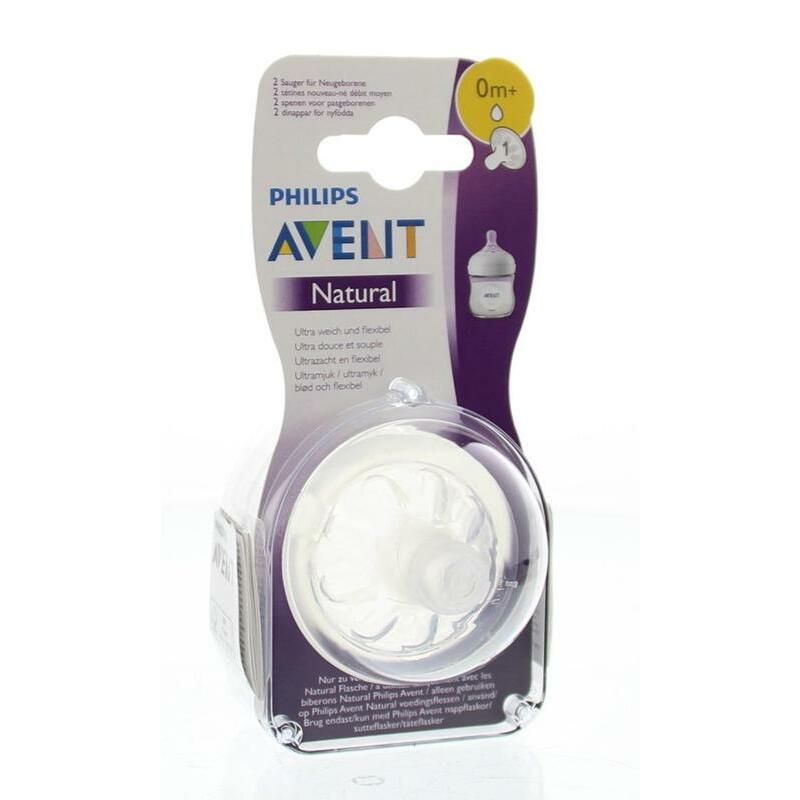 Avent Speen natural 1 gaats 0 maanden newborn 1 druppel 2st