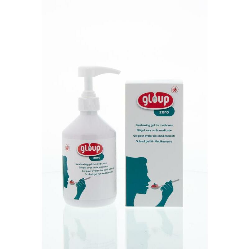Gloup Zero medicatie inname gel framboos 500ml