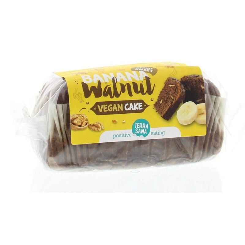 Terrasana Vegan cake banaan & walnoot bio 350g