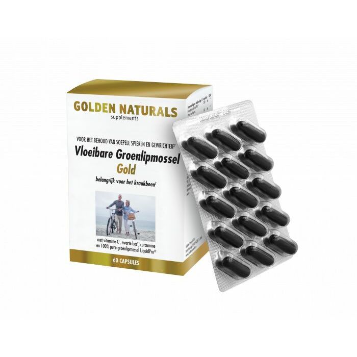 Golden Naturals Vloeibare groenlipmossel gold 60sft