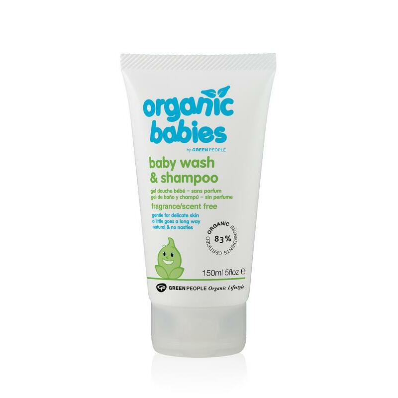 Green People Organic babies baby wash & shampoo scent free 150ml