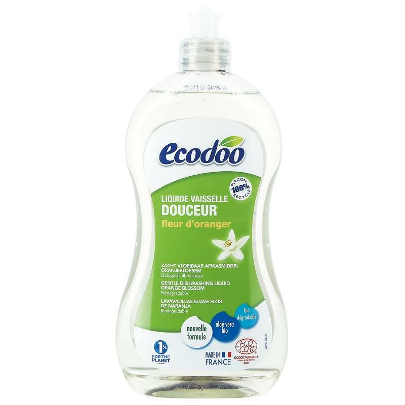Ecodoo Afwasmiddel vloeibaar zacht oranjebloesem bio 500ml