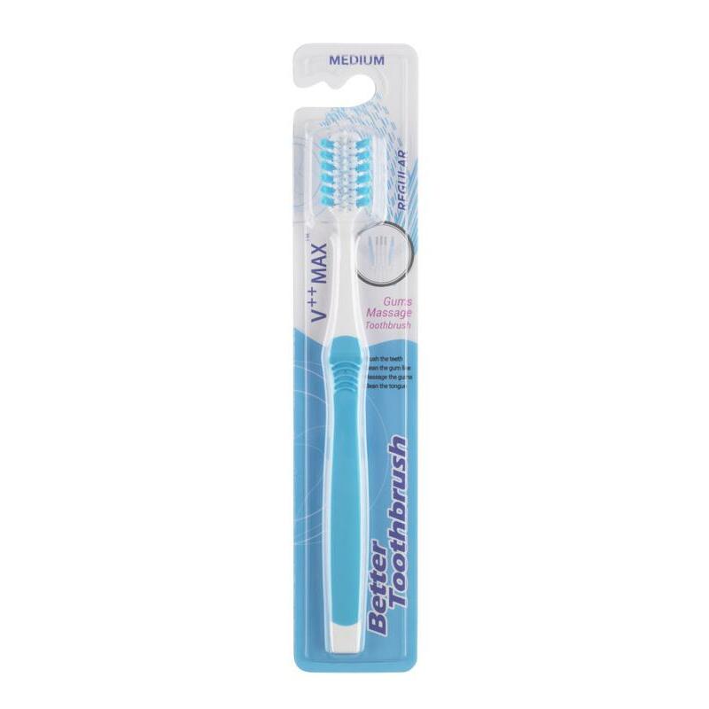 Bettertoothbrush Tandenborstel regular medium blauw 1st