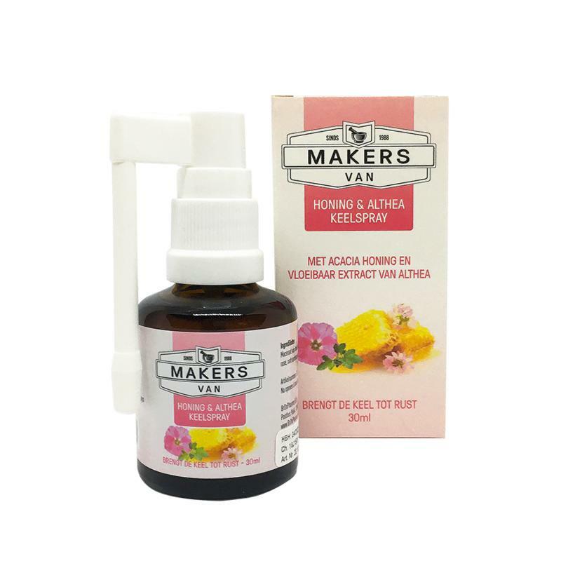 Hoestdrankmakers Honing & althea keelspray 30ml