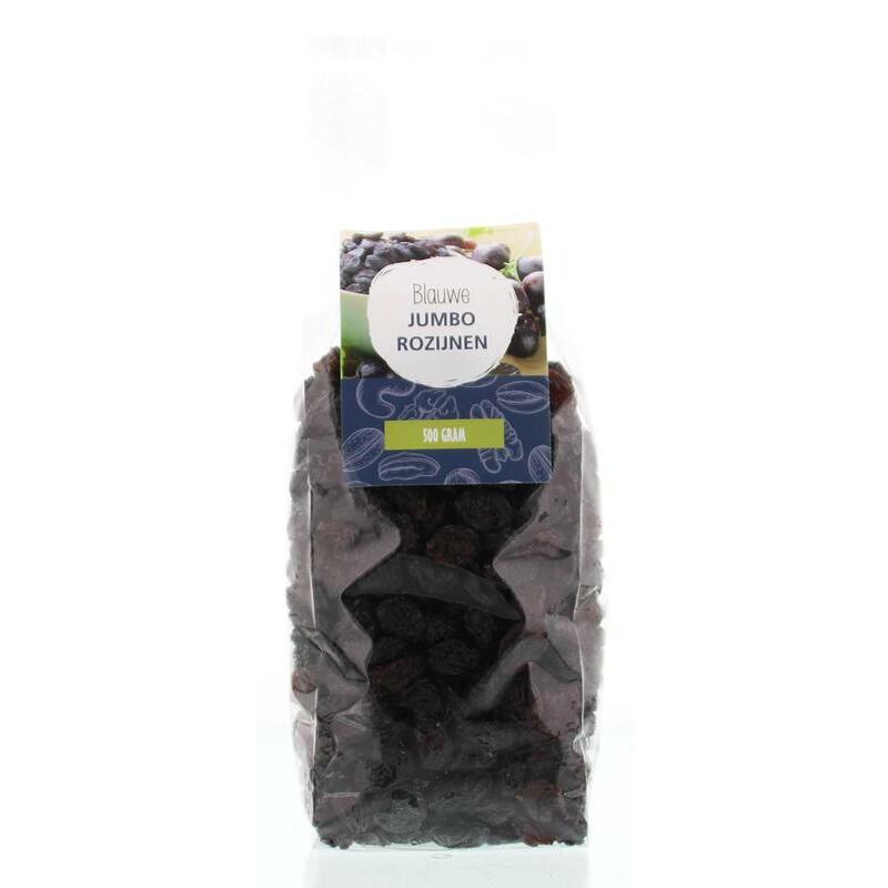Mijnnatuurwinkel Blauwe jumbo rozijnen 500g