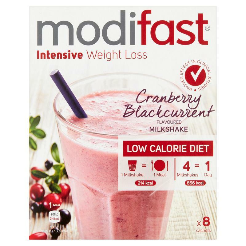 Modifast Intensive milkshake cranberry 440g