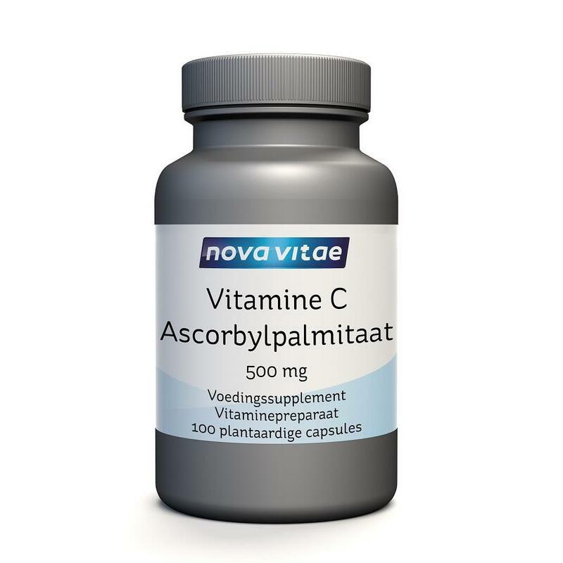 Nova Vitae Vitamine C ascorbyl palmitaat 500 mg 100vc