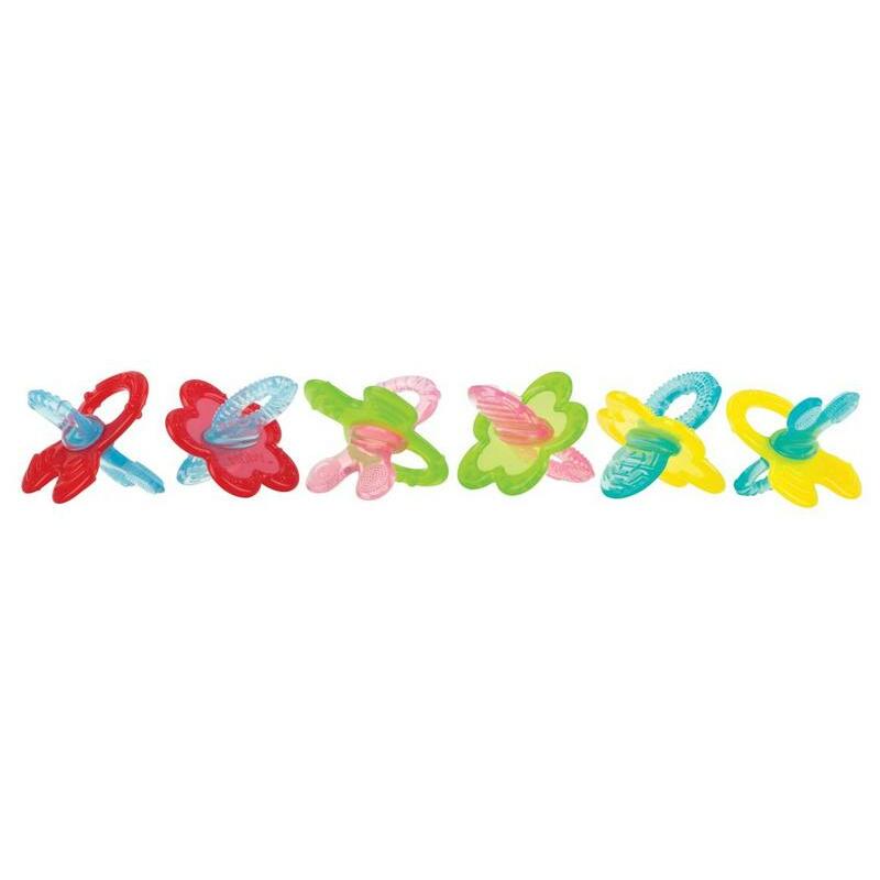 Nuby Silicone bijtring chewbies 1st