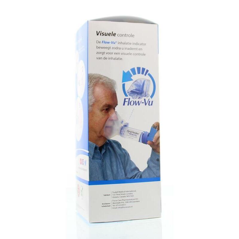 Diversen Aerochamber plus flower VU+ volwassen masker 1st
