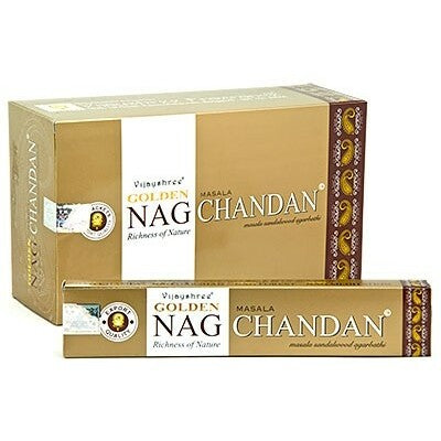 Vijayshree Wierook golden nag chandan stokjes 14st