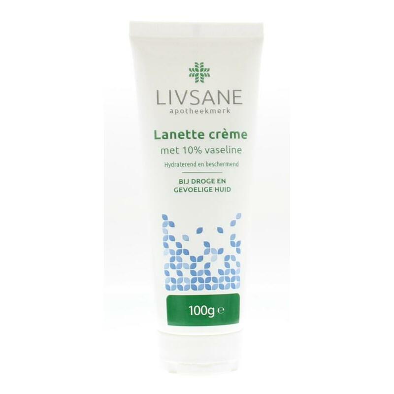 Livsane Lanettecreme met 10% vaseline in tube 100g