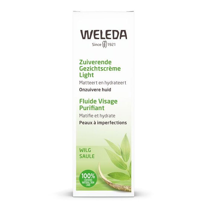 Weleda Wilg zuiverende gezichtscreme light 30ml