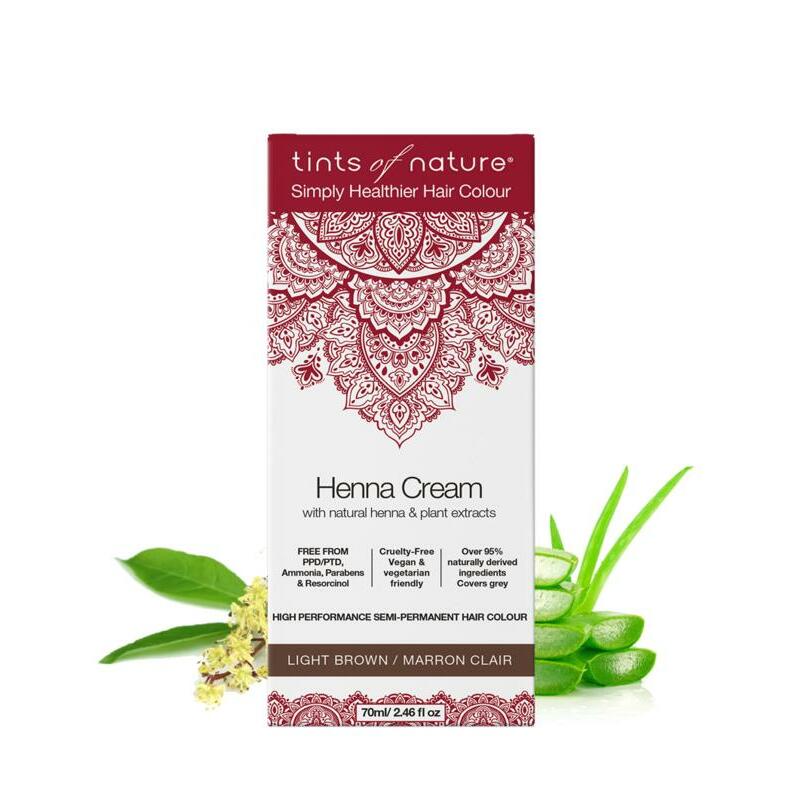 Tints Of Nature Henna cream light brown semi permanent 70ml
