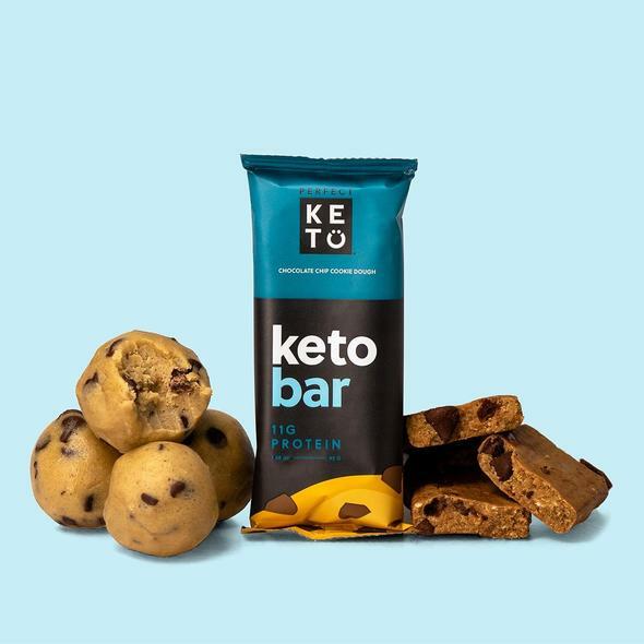 Go-Keto Keto koolhydraatarme reep chocolate chip cookie 12st