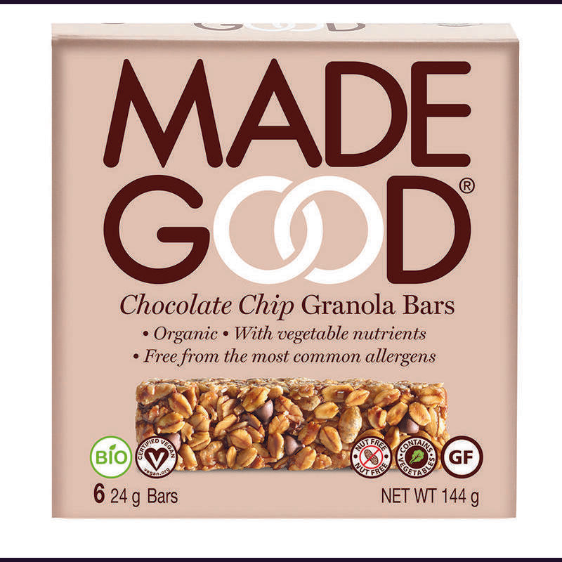 Made Good Granola bar chocolate chip 24 gram bio 6x24g