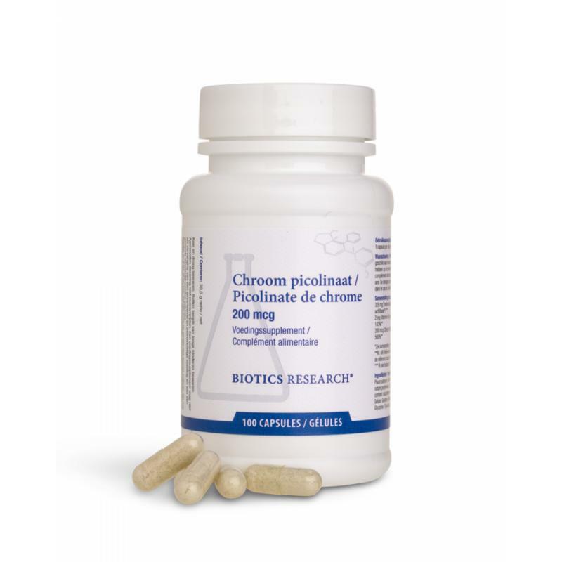 Biotics Chroom picolinaat 200 mcg 100ca