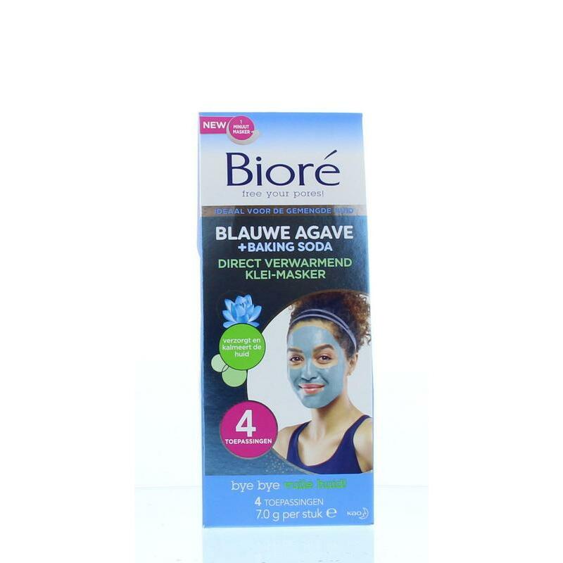 Biore Direct verwarmend kleimasker 4st