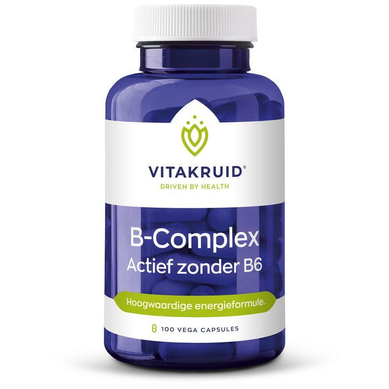 Vitakruid B-Complex actief zonder B6 100vc