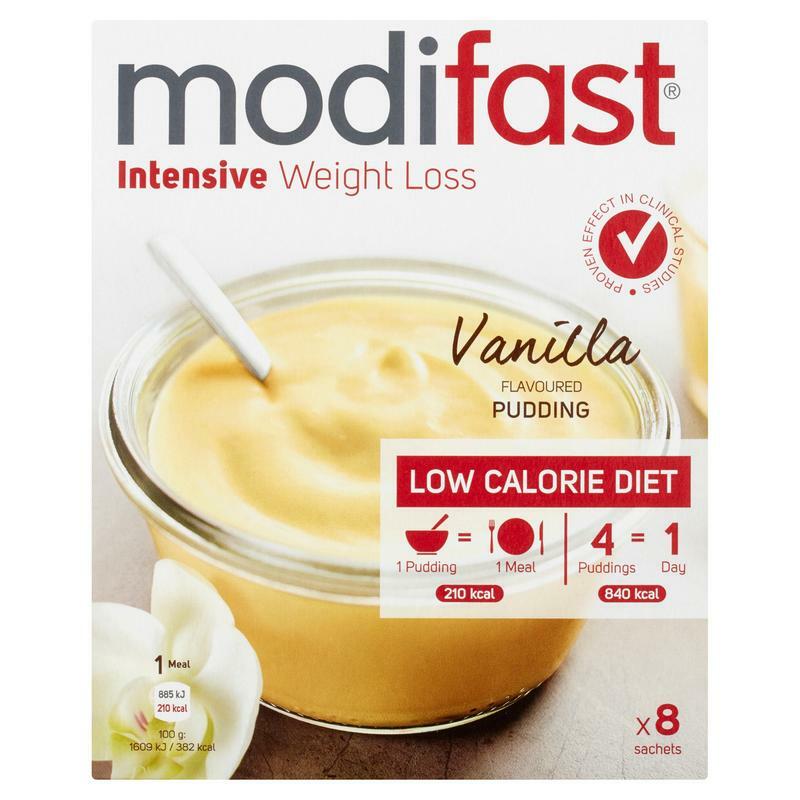 Modifast Intensive pudding vanilla 8 zakjes 440g