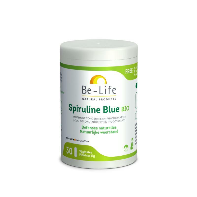 Be-Life Blauwe spirulina bio 30ca