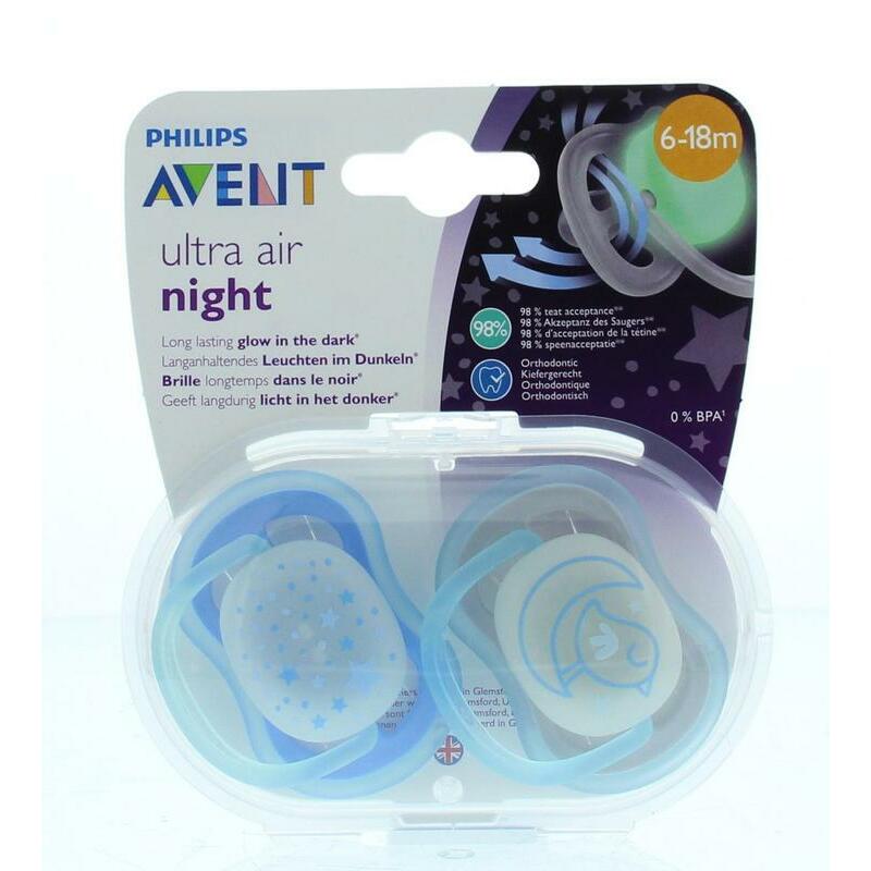 Avent Fopspeen nacht jongen 6-18 maanden 2st