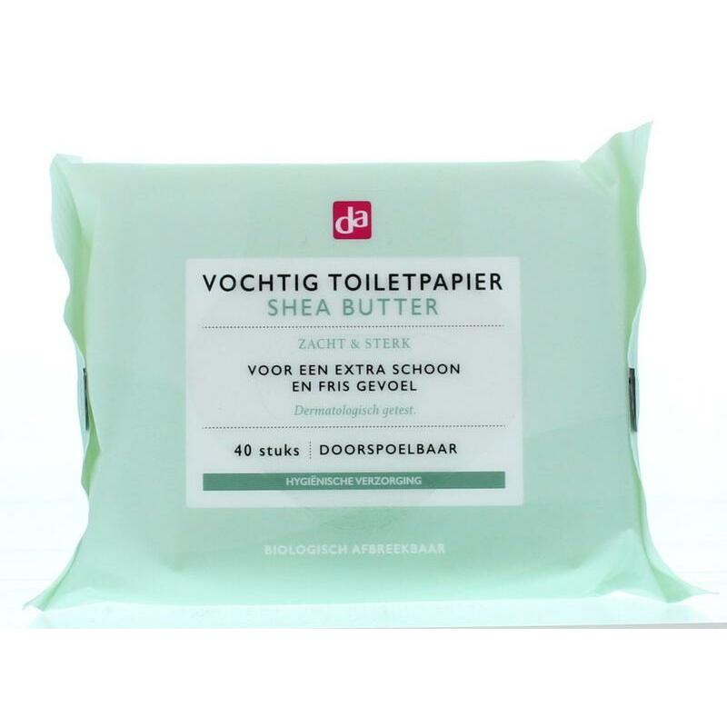 DA Vochtig toiletpapier shea butter 40st