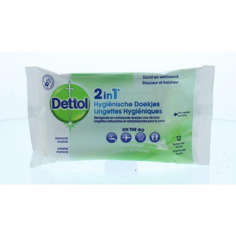Dettol Wipes 2 in 1 12st