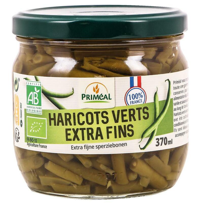 Primeal Haricots verts sperziebonen extra fijn bio 370ml